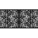 Zweiflügeliges Einfahrtstor Zina 400×170 cm