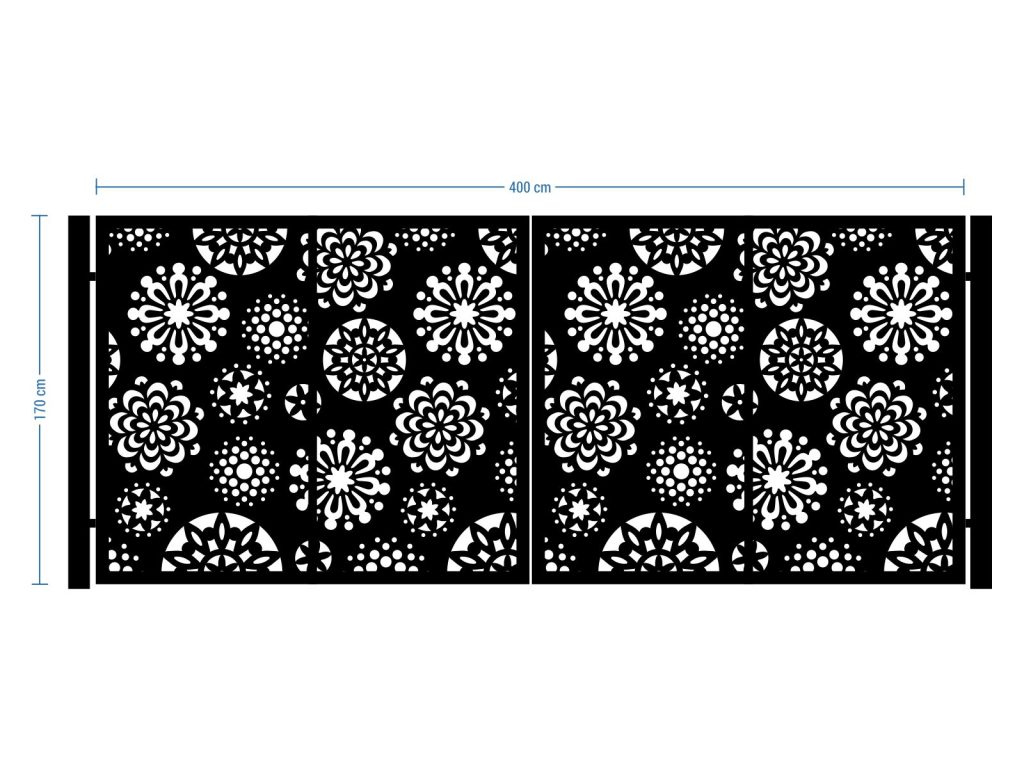 Zweiflügeliges Einfahrtstor Valeria 400×170 cm - Image 2