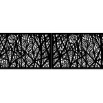 Zweiflügeliges Einfahrtstor Margarita 400×120 cm