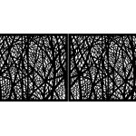 Zweiflügeliges Einfahrtstor Margarita 400×170 cm