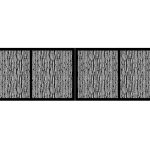 Zweiflügeliges Einfahrtstor Maura 400×120 cm