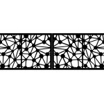 Zweiflügeliges Einfahrtstor Noemi 400×120 cm