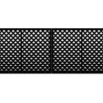 Zweiflügeliges Einfahrtstor Dina 400×150 cm