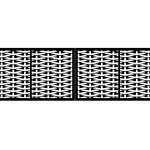 Zweiflügeliges Einfahrtstor Nina 400×120 cm