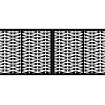 Zweiflügeliges Einfahrtstor Nina 400×150 cm