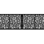 Zweiflügeliges Einfahrtstor Zana 400×120 cm