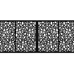 Zweiflügeliges Einfahrtstor Zana 400×150 cm