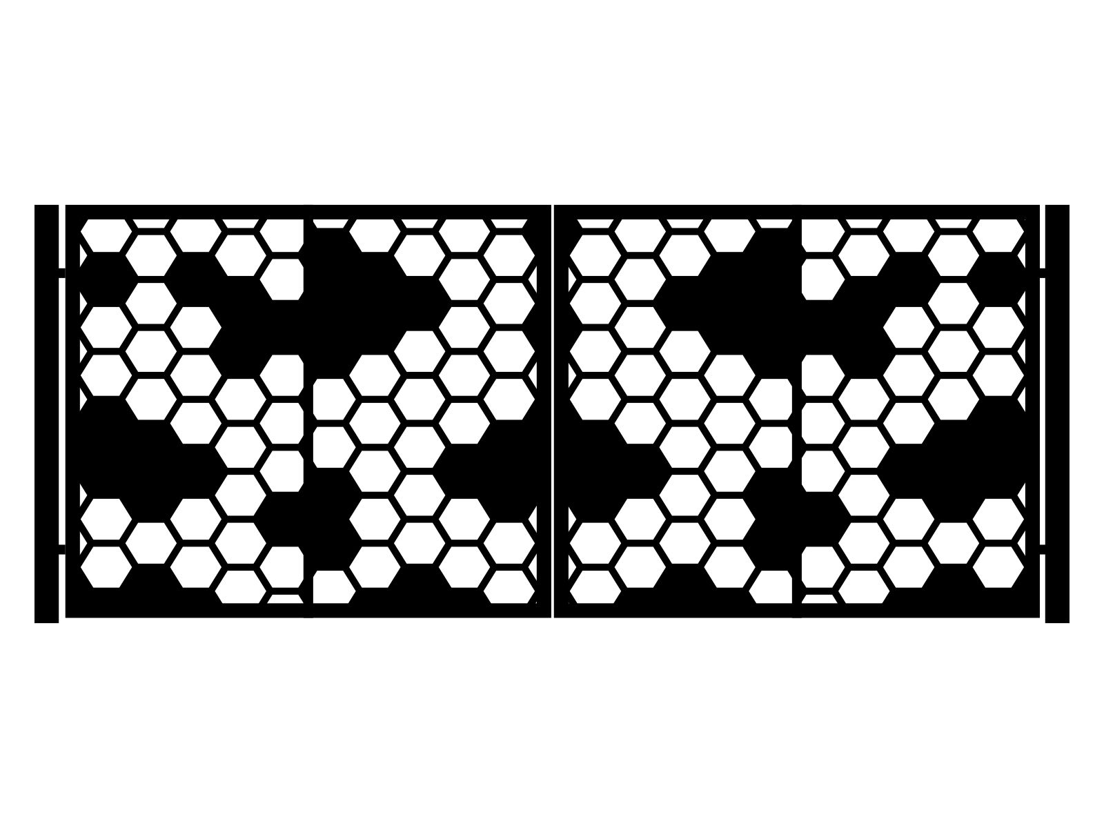 Zweiflügeliges Einfahrtstor Isabella 400×170 cm