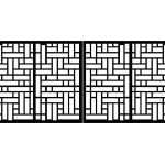 Zweiflügeliges Einfahrtstor Claudia 400×170 cm