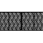 Zweiflügeliges Einfahrtstor Luisa 400×150 cm