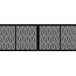 Zweiflügeliges Einfahrtstor Loretta 400×120 cm