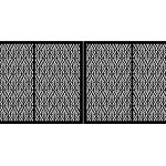 Zweiflügeliges Einfahrtstor Loretta 400×170 cm