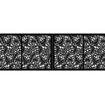 Zweiflügeliges Einfahrtstor Lisa 400×120 cm