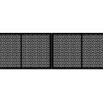 Zweiflügeliges Einfahrtstor Caterina 400×120 cm