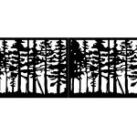 Zweiflügeliges Einfahrtstor Veronica 400×170 cm