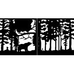 Zweiflügeliges Einfahrtstor Olivia 400×170 cm