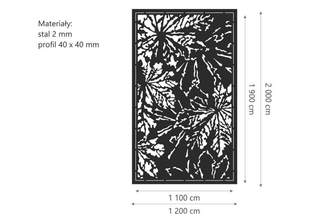 Sichtschutzzaun bot 2 1,2m x 2m - Image 2