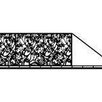 Schiebetor Camilla 600×170 cm