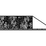 Schiebetor Viviana 600×150 cm