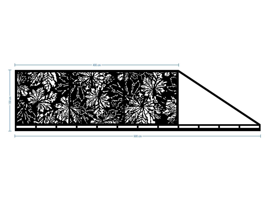 Schiebetor Viviana 600×150 cm - Image 2