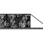 Schiebetor Viviana 600×170 cm