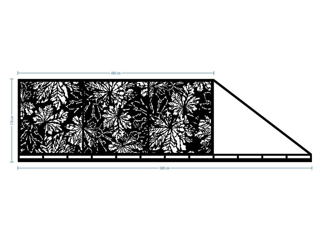 Schiebetor Viviana 600×170 cm - Image 2