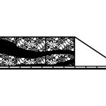 Schiebetor Luna 600×150 cm