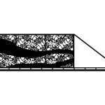 Schiebetor Luna 600×170 cm