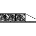 Schiebetor Zina 400×120 cm