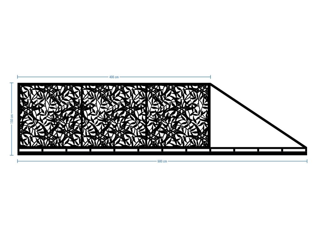 Schiebetor Zina 600×150 cm - Image 2