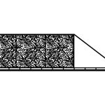 Schiebetor Zina 600×170 cm