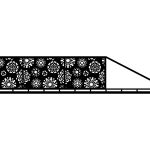 Schiebetor Valeria 400×120 cm