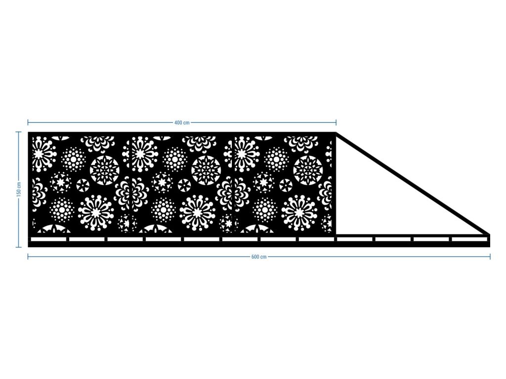 Schiebetor Valeria 600×150 cm - Image 2