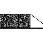 Schiebetor Margarita 600×170 cm