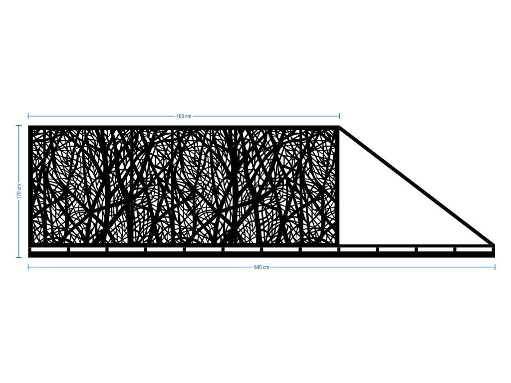 Schiebetor Margarita 600×170 cm - Image 2