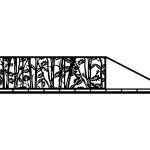 Schiebetor Serena 400×120 cm