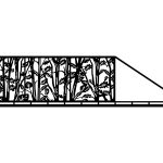 Schiebetor Serena 600×150 cm