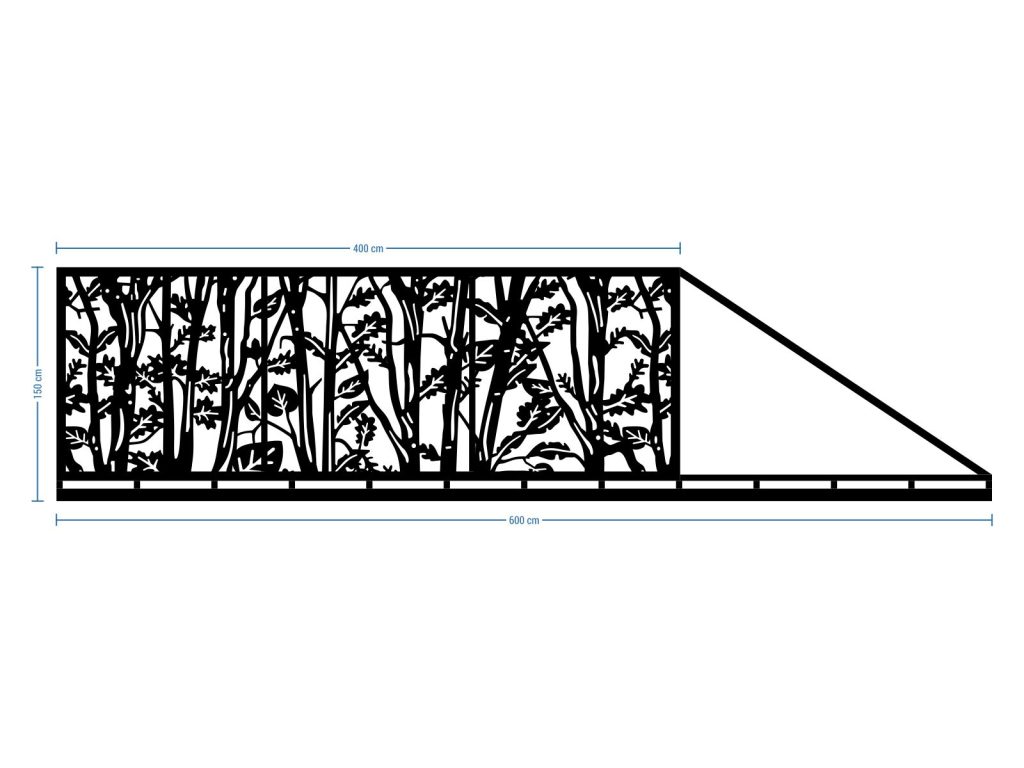 Schiebetor Serena 600×150 cm - Image 2