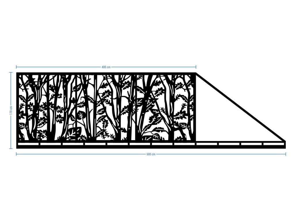 Schiebetor Serena 600×170 cm - Image 2