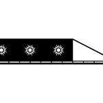 Schiebetor Gaia 400×120 cm
