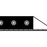 Schiebetor Gaia 600×150 cm