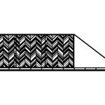Schiebetor Mia 600×170 cm
