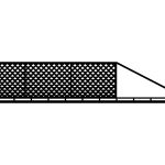 Schiebetor Dina 400×120 cm