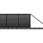 Schiebetor Dina 600×170 cm
