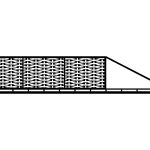 Schiebetor Nina 400×120 cm