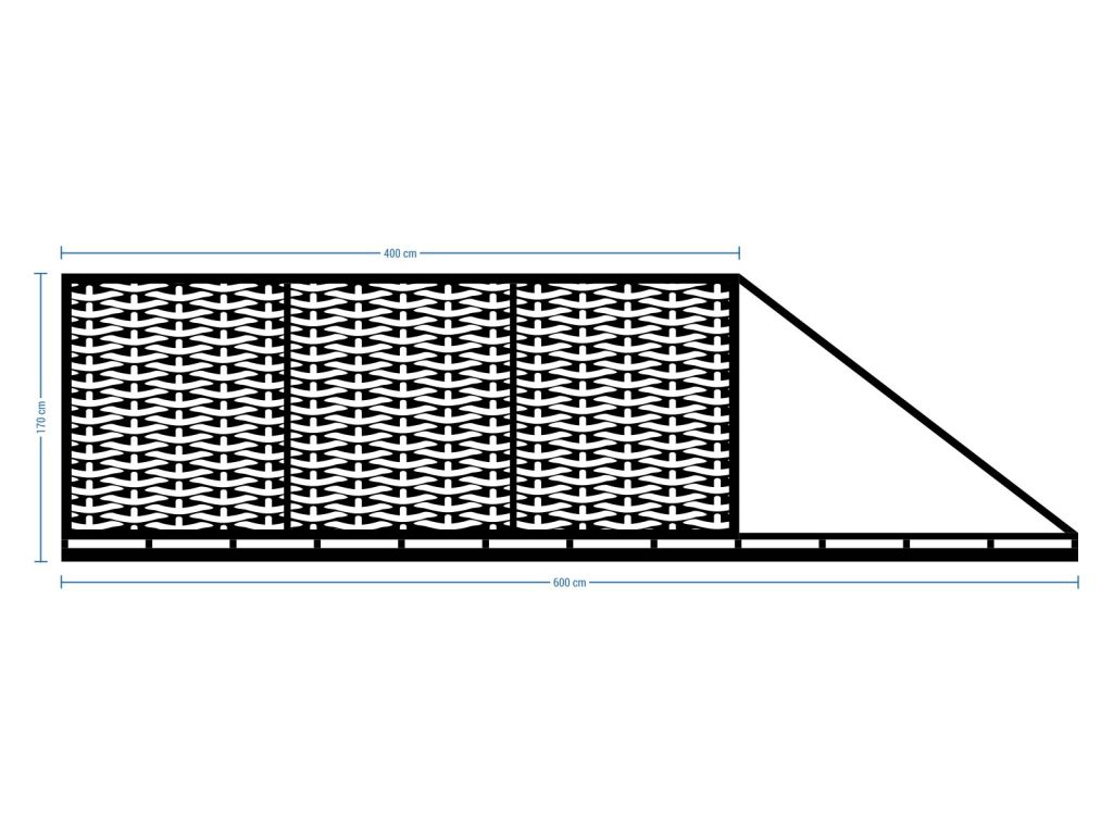 Schiebetor Nina 600×170 cm - Image 2