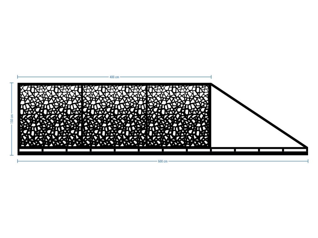 Schiebetor Perina 600×150 cm - Image 2