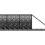 Schiebetor Perina 600×170 cm