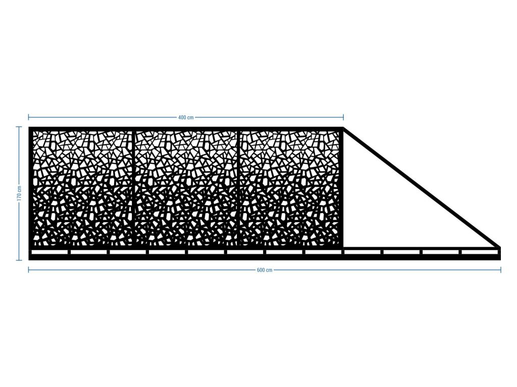 Schiebetor Perina 600×170 cm - Image 2