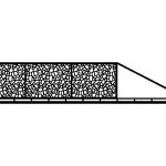 Schiebetor Zana 400×120 cm